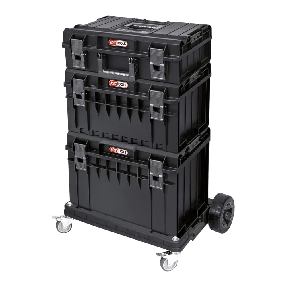 KS Tools 850.0370 - Chariot pour boites de transport SCM - Très bonne maniabilité - Charge maximale admissible 100 kg : Commerce, Industrie et Science