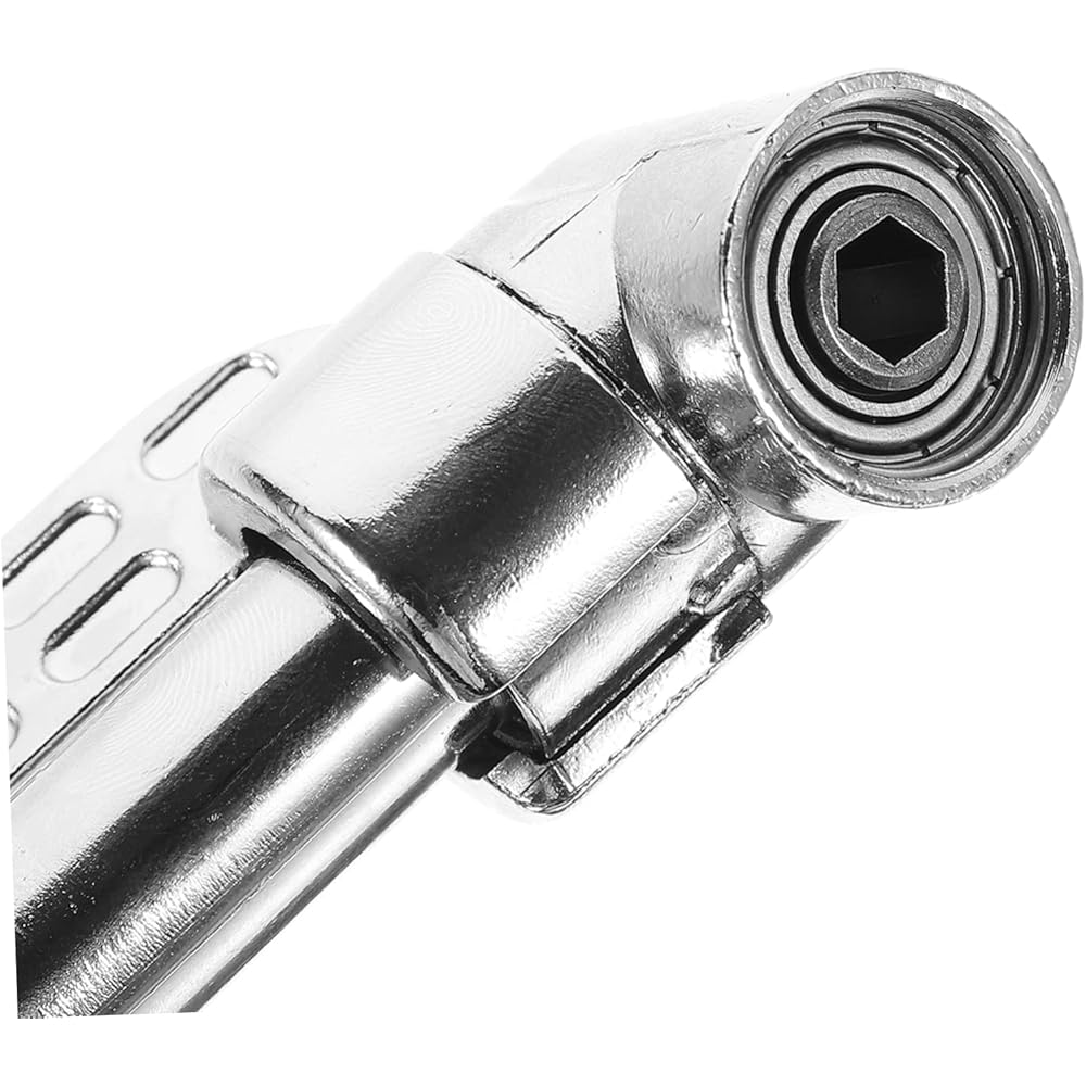 Angoily 4 Ensembles tournevis d'angle anti rouille Adaptateur de douille d'angle Embout de perceuse à angle droit adaptateur pour clé à chocs assortiment de forets acier : Bricolage