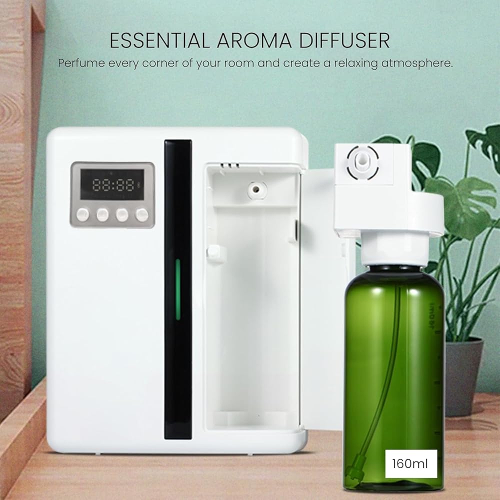 Diffuseur Électrique d’huiles Essentielles - pour Marketing Olfactif et Aromathérapie à la Maison ou en Magasin pour Surfaces de 50 à 300 m² : Hygiène et Santé