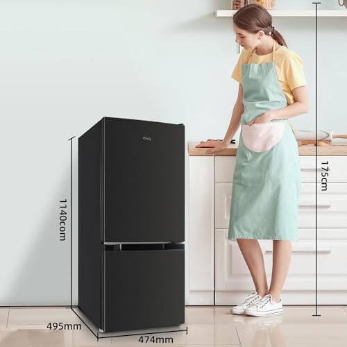 CHiQ Réfrigérateur congélateur combiné 356L, inox