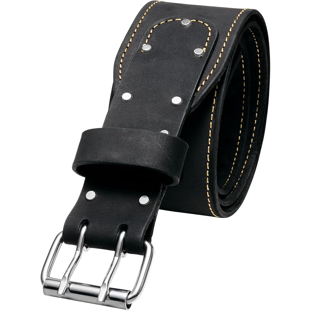 FESA Ceinture à outils en cuir pour homme – Ceinture à outils en cuir réglable de 76,2 à 116,8 cm – Ceinture à outils pour électriciens, charpentiers, travailleurs du bâtiment – Fabriquée à la main : Bricolage