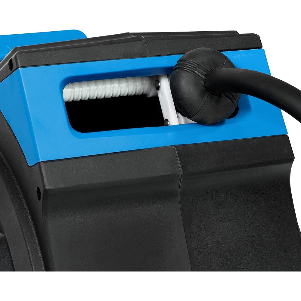 Güde 02882 Dévidoir de tuyau automatique 15 m (12 bars de pression de travail max. Diamètre intérieur 9,5 mm paroi 3 mm d'épaisseur), Bleu : Bricolage