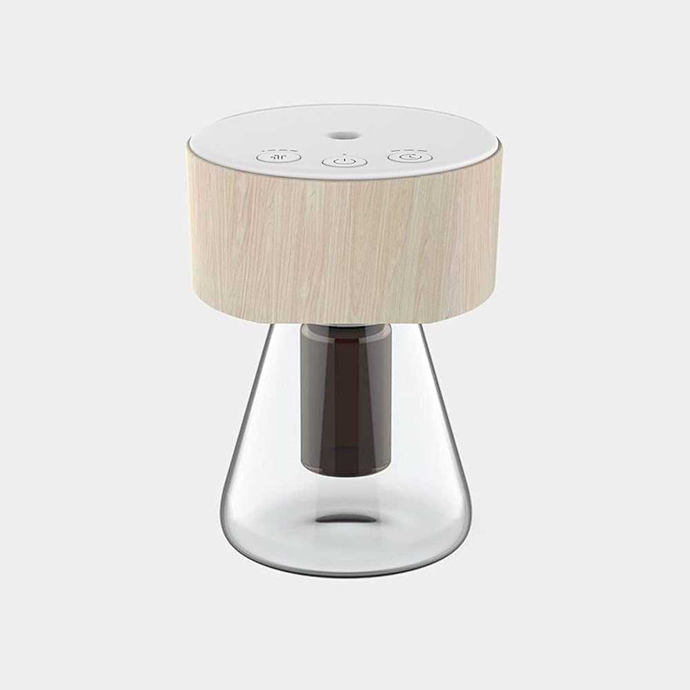 Minidiva Diffuseur d'huiles essentielles, avec veilleuse LED, Technologie de nébulisation Professionnelle, Super silencieuse, sans Eau, Portable, à Faire soi-même (Grain de Bois) : Hygiène et Santé