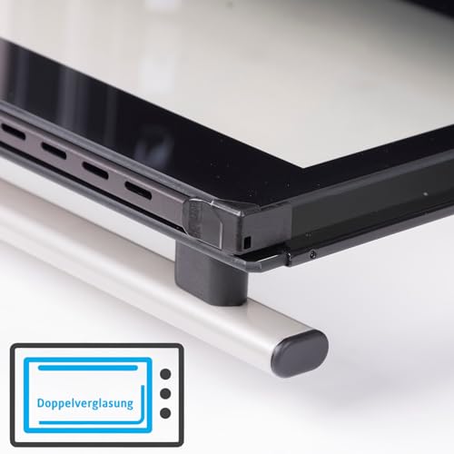 ICQN Mini four électrique 42L avec 2 plaques de cuisson
