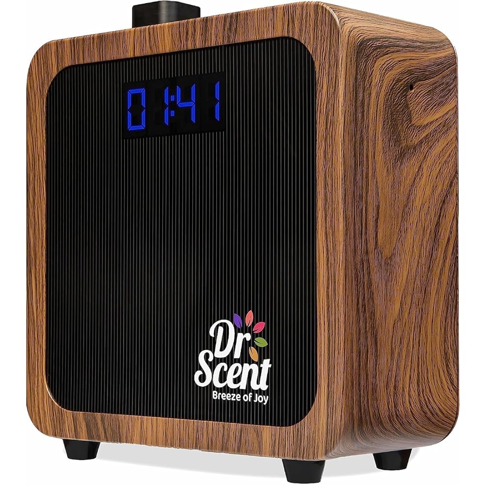 Diffuseur d'Huiles Essentielles Dr Scent Medium (Marron) : Hygiène et Santé