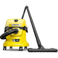 Kärcher WD 2-18, Aspirateur Eau & poussière sur Batterie, Alu, Jaune : Cuisine et Maison