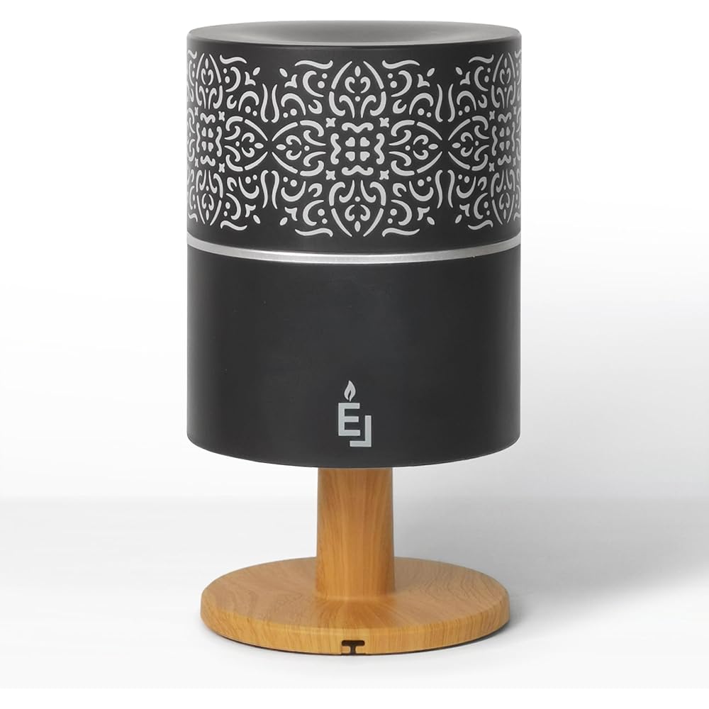 Earnest Living Diffuseur d'huiles essentielles classique de 260 ml, minuteries, veilleuses et fonction d'arrêt automatique, humidificateur d'aromathérapie pour la maison, le bureau, les huiles : Hygiène et Santé