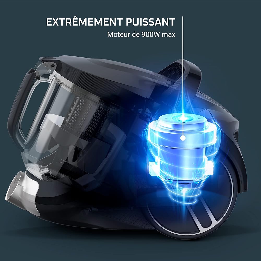 Rowenta Compact Power XXL Aspirateur sans sac 900W 2.5L