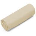 Tradition des Vosges Drap Housse - Uni Percale de Coton 160 x 200 cm Beige Lin : Cuisine et Maison