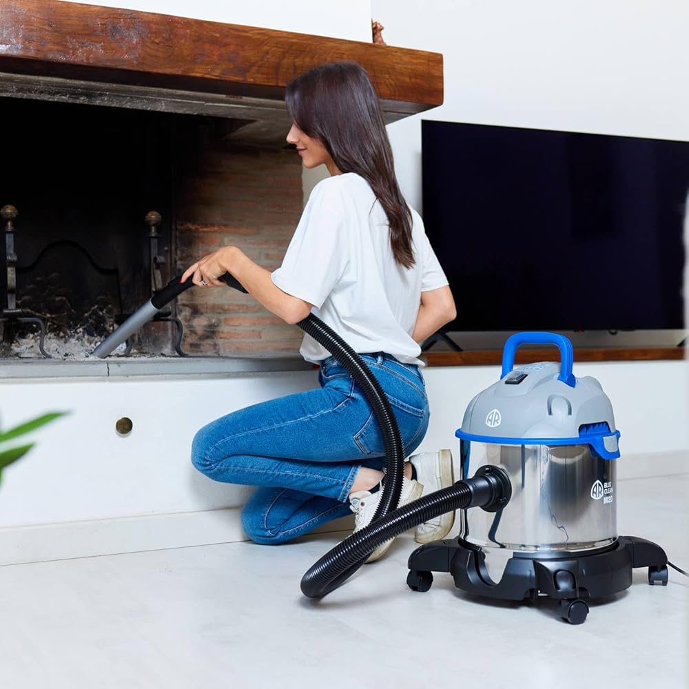 AR Blue Clean Aspirateur multifonction M20 4 en 1 : vide cendre, aspirateur de liquides et solides avec fonction souffleur (1200 W, 20 l) : Cuisine et Maison