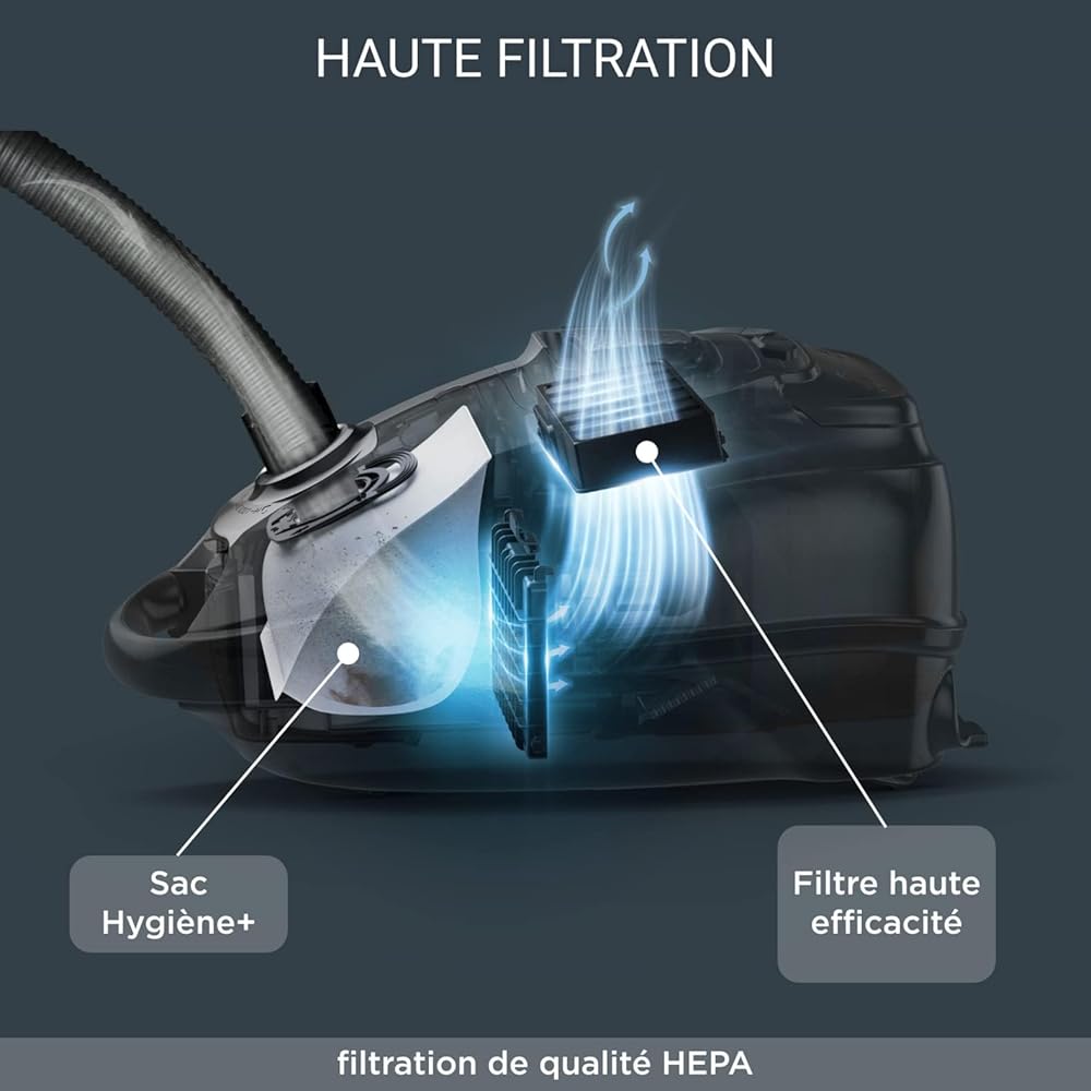 Rowenta Aspirateur traîneau silencieux avec sac