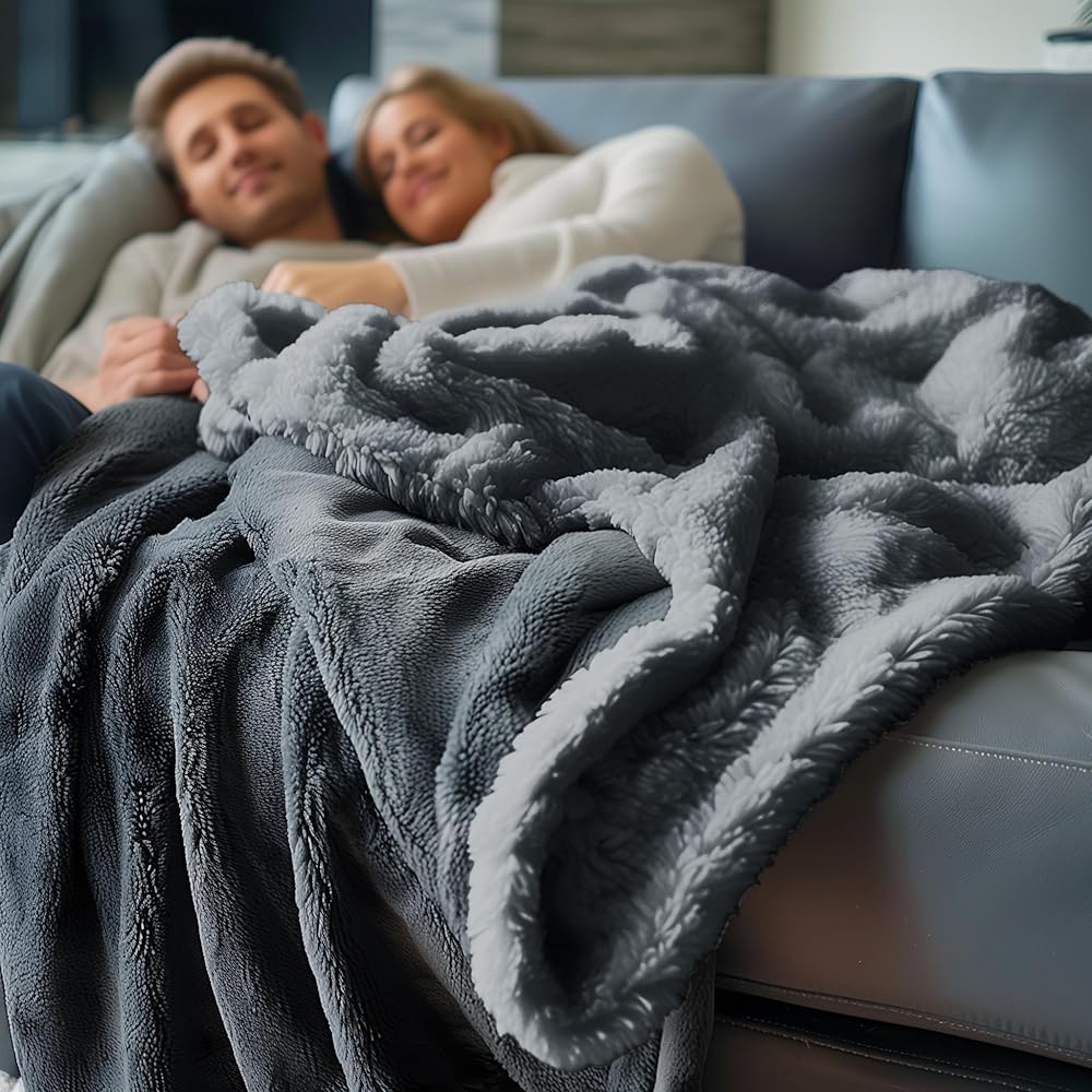 Bedding Aid Couverture en Polaire Sherpa – Réversible, imperméable et Anti-Fuite, Confort sans désordre pour Les Nuits humides et Les Moments intimes : Animalerie