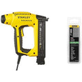Stanley 6-Tre650 Cloueur Électrique Facile À Charger - mécanisme Antiblocage - Réglage de Puissance - Poignée Ergonomique et Tête Douce- Gâchette de Sécurité & 1-SWKBN075T Clou 20 mm Boîte 1000 pièces : Bricolage