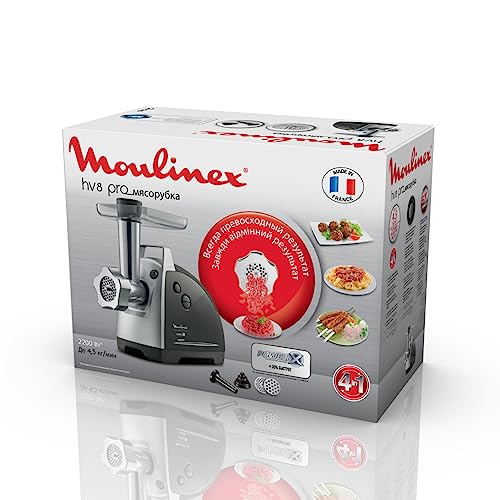 Moulinex HV8 Hachoir à viande électrique 2200W avec accessoires