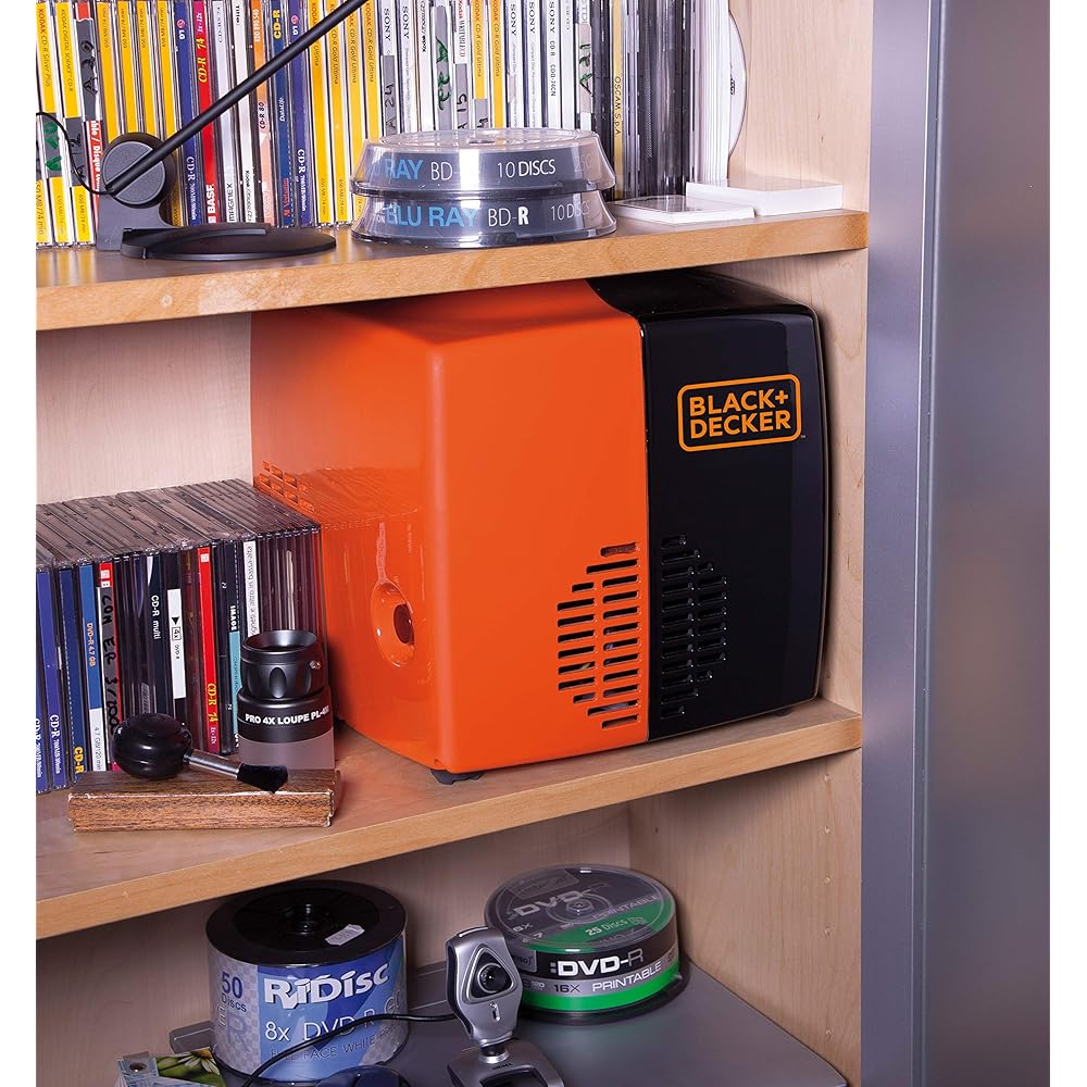 BLACK+DECKER Compresseur portatif, Noir, BD 195 CUBO : Bricolage