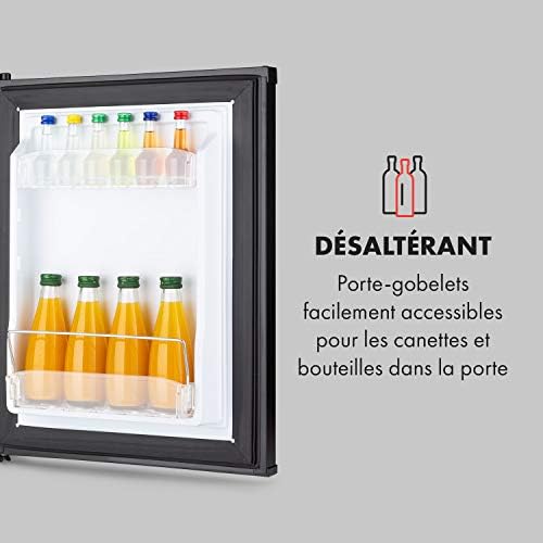 Klarstein Mini frigo de chambre 30L silencieux, réglable 5-15°C