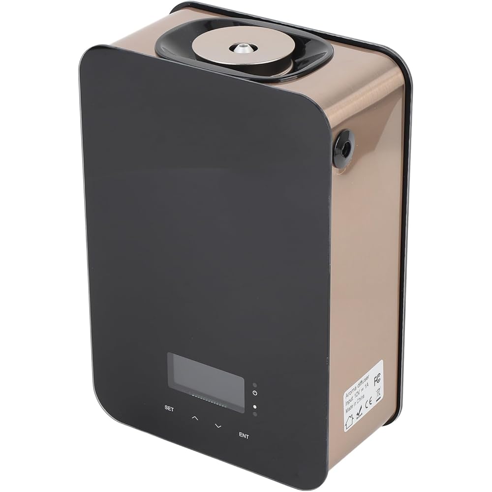 Diffuseur D'huile Essentielle, Diffuseur Tranquille de L'aromathérapie 180ml, Machine Futée d'air de Parfum Utilisant Le Double Placement fixé au Mur Liquide (Prise : Cuisine et Maison
