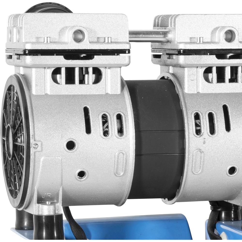Güde Compresseur Airpower 105/8/6 SILENT (sans huile, silencieux, seulement 59 dB(A), max. 8 bar, 550 W, chaudière de 6 l, quantité 94 l/min, réducteur de pression, manomètre, soupape de sécurité et : Bricolage