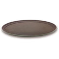 Lacor 69168 Plateau Ovale Anti Dérapant en Fibre 56X68, Brown : Cuisine et Maison