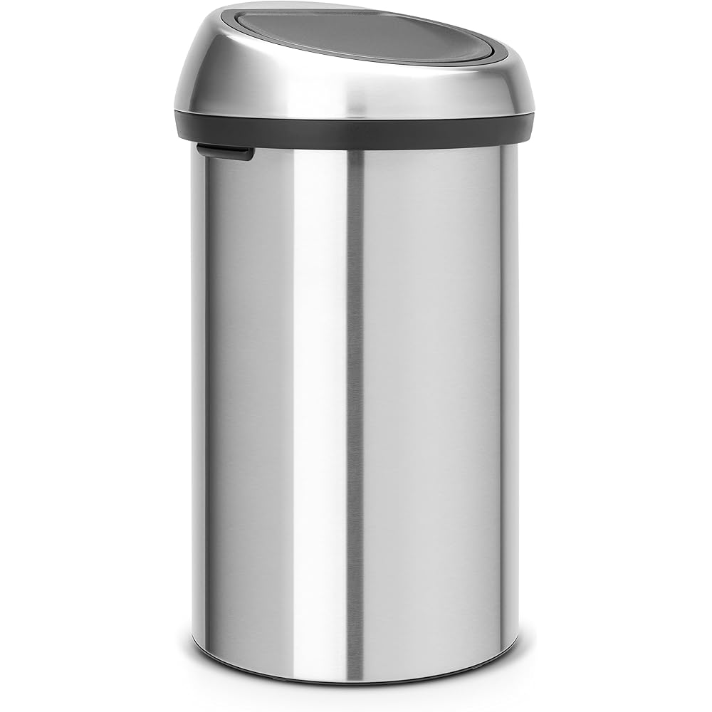 Brabantia Touch Bin Poubelle - Inox Acier Mat - 60L : Cuisine et Maison