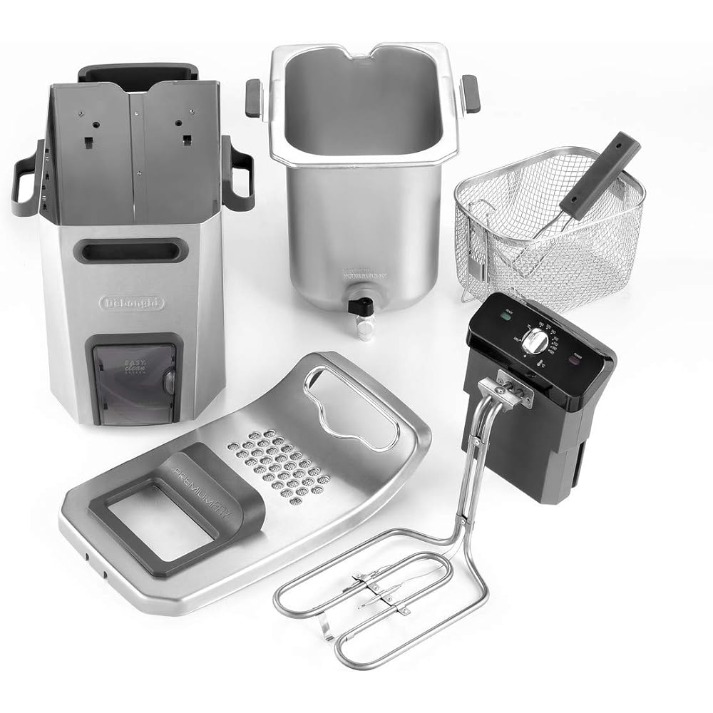 De'Longhi Friteuse Électrique 5L Argent