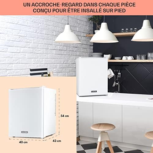 Klarstein Mini frigo de chambre 30L silencieux, réglable 5-15°C