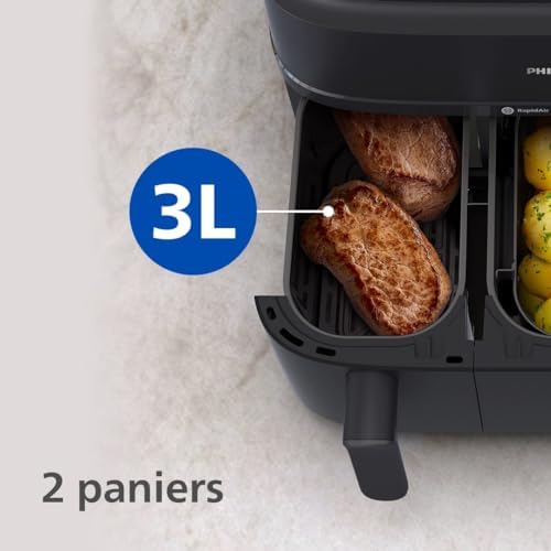 Philips Air Fryer Série 5000 9L, cuisson vapeur, 19 modes