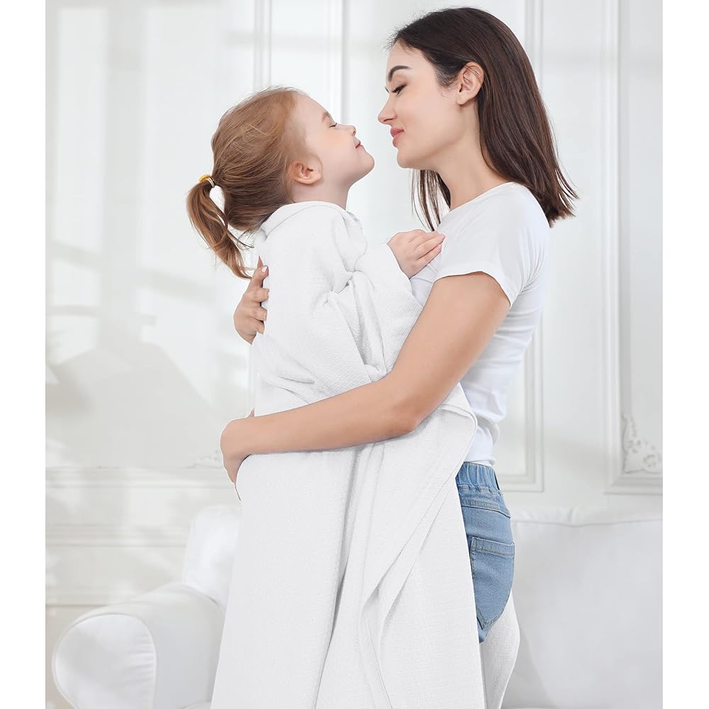VHOME Couverture rafraîchissante pour dormir à chaud, 100 % bambou, couverture d'été pour adultes et enfants, légère et respirante, pour lit, canapé et partout : Cuisine et Maison