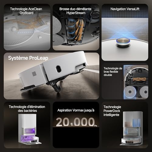Dreame X50 Ultra Robot aspirateur avec station intelligente