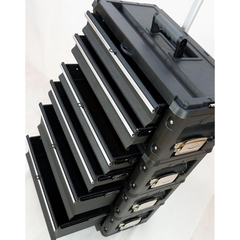 ASS Métal Outil Trolley XXL type B4-B avec serrure à tiroir et verrouillage : Commerce, Industrie et Science