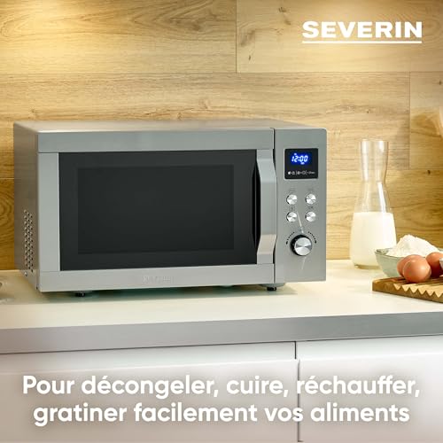 Severin MW 7774 Micro-ondes gril et chaleur tournante 25L