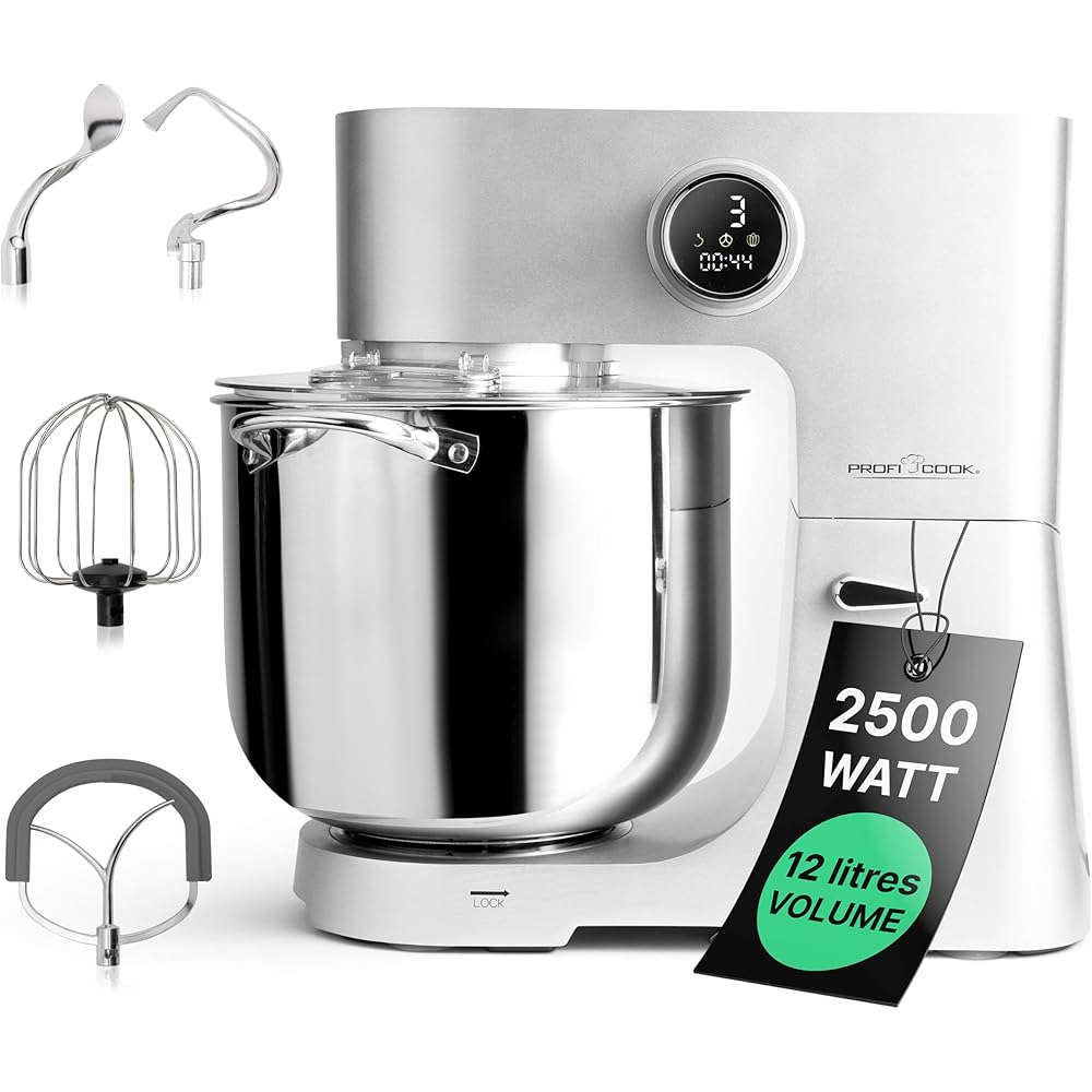 Profi Cook PC-KM 1254 Robot pâtissier bol XXL 12L 2500W
