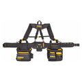 DEWALT Ceinture porte-outils, avec bretelles réglables, 25 poches, noir et jaune (DWST540602) : Bricolage