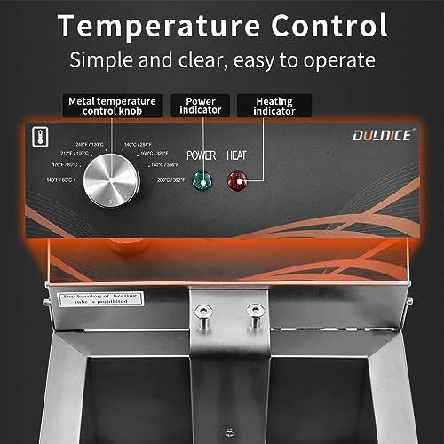 Dulnice Friteuse professionnelle inox avec robinet