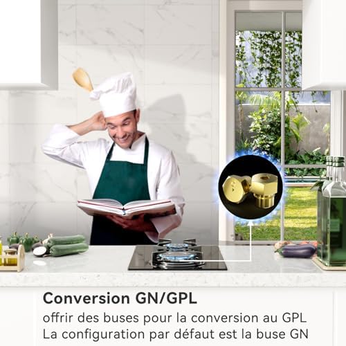 Magicplux Plaque de cuisson gaz 2 feux 4300W