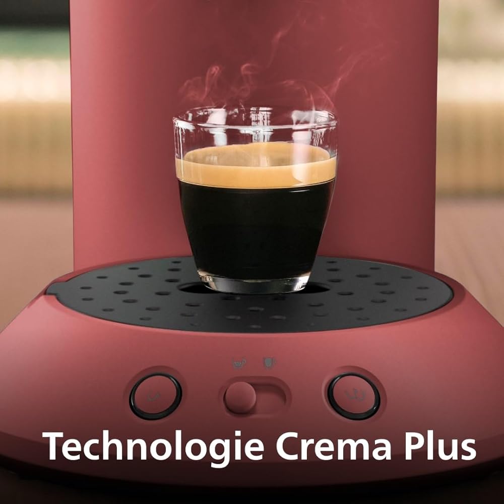 Philips Machine à Café SENSEO Original+ CSA210/35 Rouge