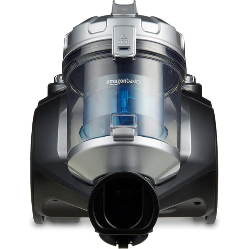 Amazon Basics 15KC-71EU4 Aspirateur sans Sac à Cylindre, Puissant pour Sols Durs et Tapis, Filtre Hepa, Compact et Léger, 700 W, 1,5 L, Noir/Bleu : Cuisine et Maison