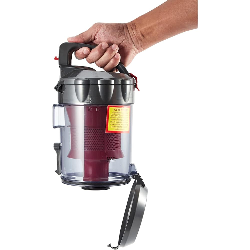 Akitas 800W Puissant Aspirateur sans Sac avec Allemande WesselWerk tête de buse écoénergétique pour sols durs, Tapis, Outil Turbo supplémentaire pour Poils d'animaux : Cuisine et Maison