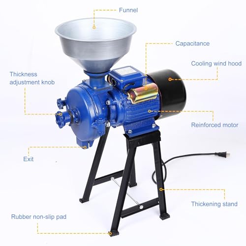 Broyeur de maïs électrique commercial 3000W