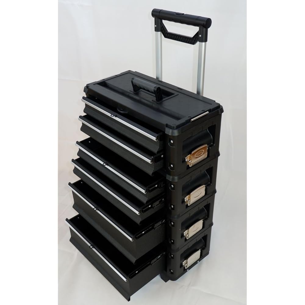 ASS Métal Outil Trolley XXL type B4-B avec serrure à tiroir et verrouillage : Commerce, Industrie et Science