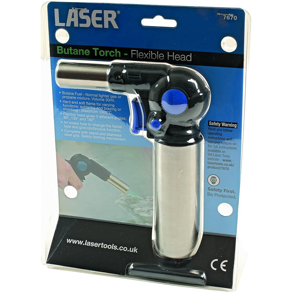 Laser 7670 Butane Torch - Flexible Head : Bricolage