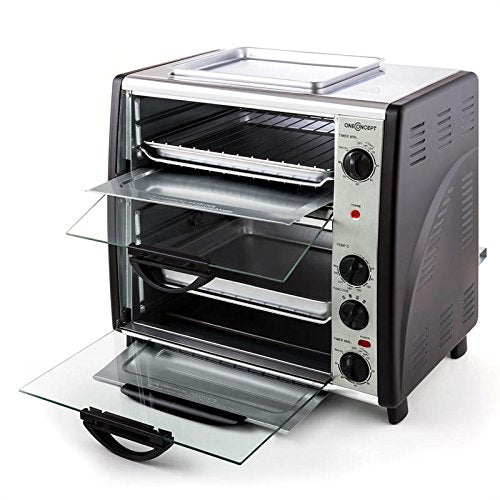 OneConcept All You Can Eat Four électrique 42L, 2 plaques
