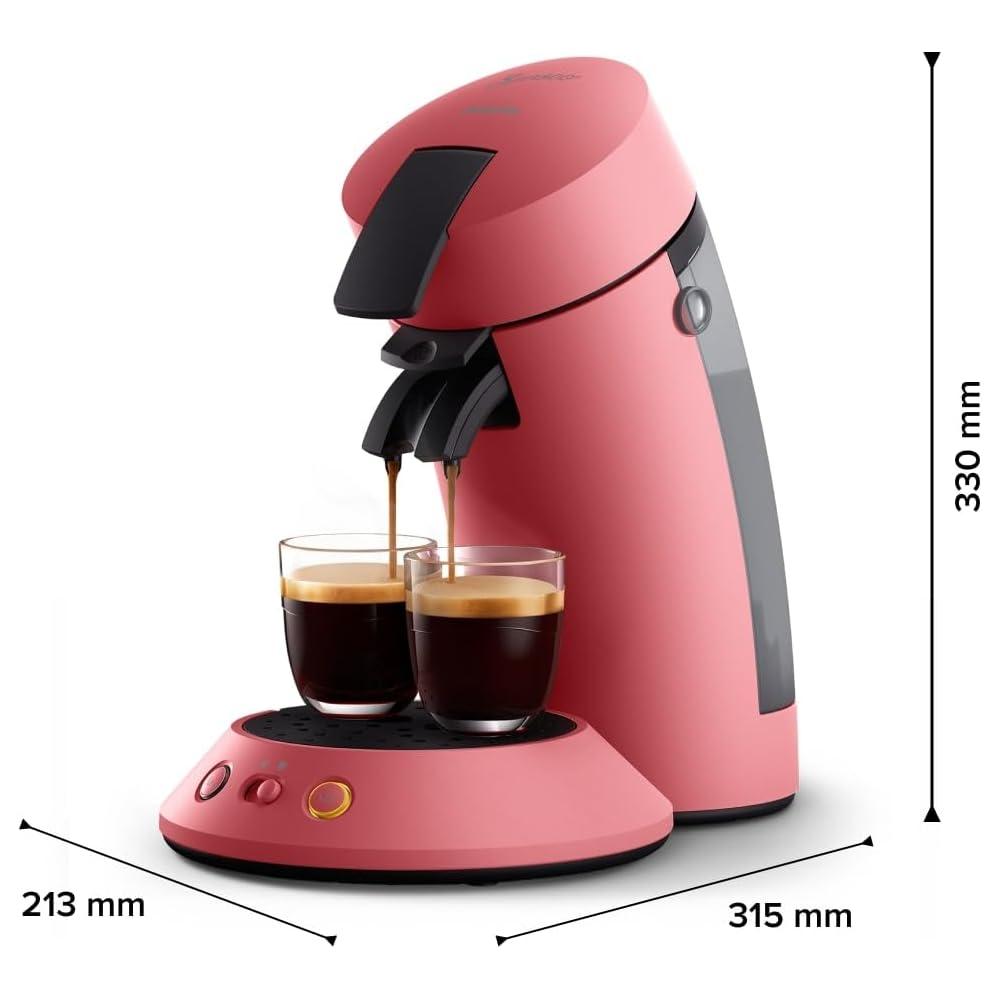 Philips Machine à Café SENSEO Original+ CSA210/35 Rouge
