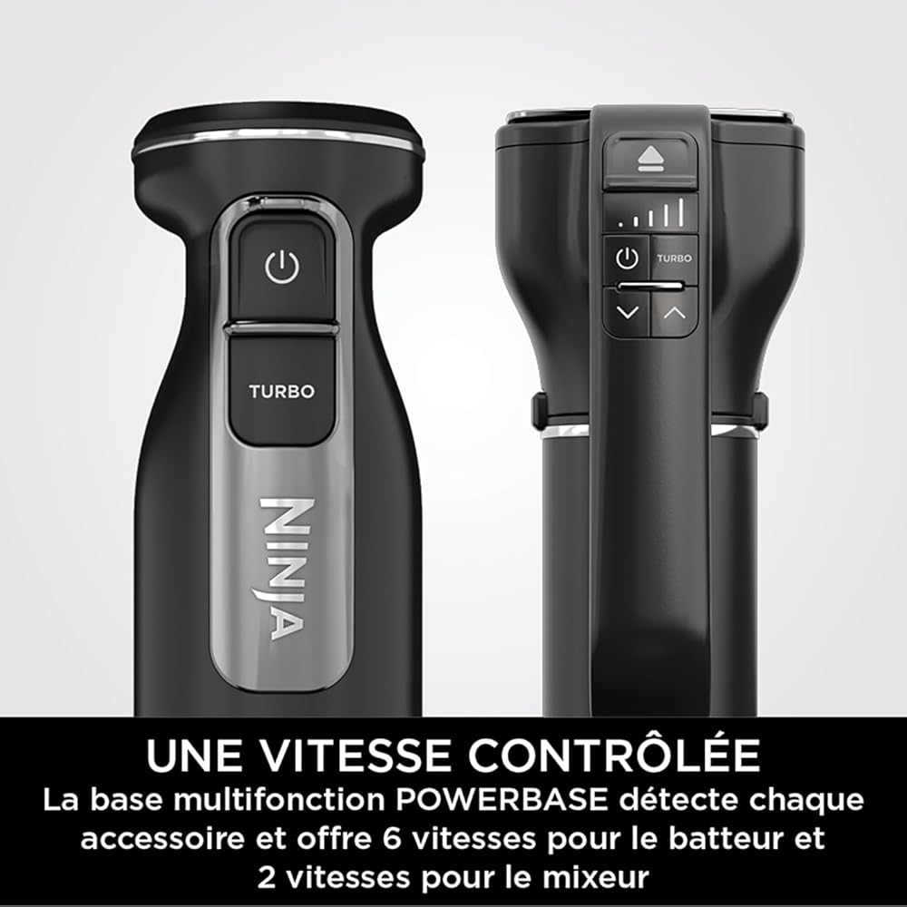 Ninja Foodi Mixeur et Hachoir à Main 3-en-1 850W