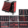 North-Cittie 7-Box XXL Edition Chariot à Outils avec 256 Pièces D'outils Professionnels, Idéal pour I'atelier, la Maison, Le Chariot Qui Vous Donne Un Monde de Bricolage Plus Ordonné : Bricolage
