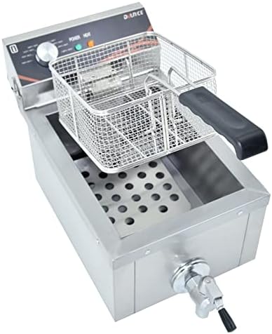 Dulnice Friteuse professionnelle inox avec robinet