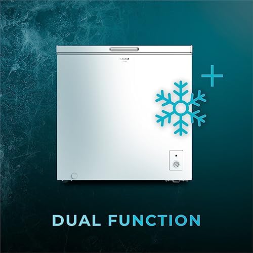 Cecotec Congélateur coffre 199L, blanc