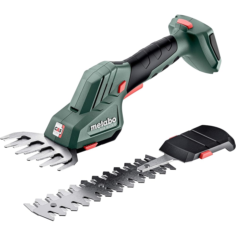 metabo Taille-Herbe, Sculpte-Haies sans Fil 601609850 sans Batterie 1 pc(s), Noir, Medium : Jardin