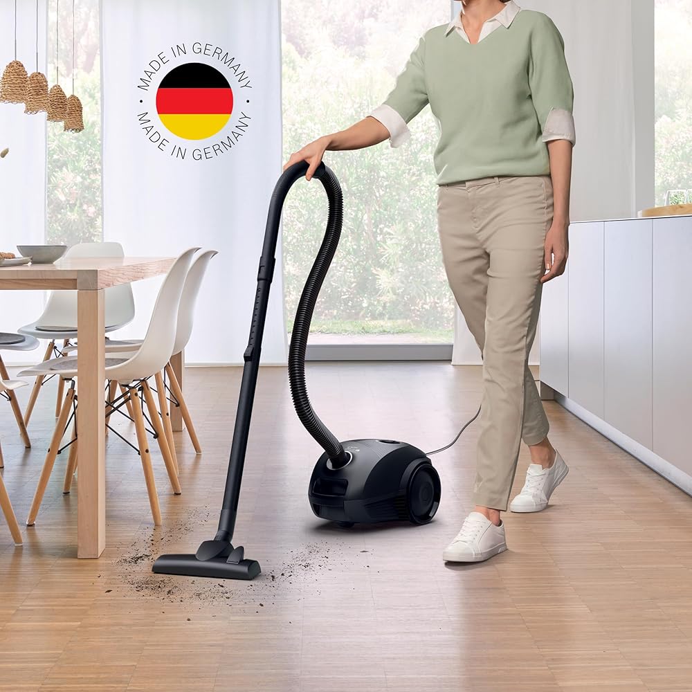 BOSCH Série 2 BGBS2LB1, Aspirateur traîneau avec Sac, Noir, 3600 W, 3.5 liters, 80 décibeles : Cuisine et Maison