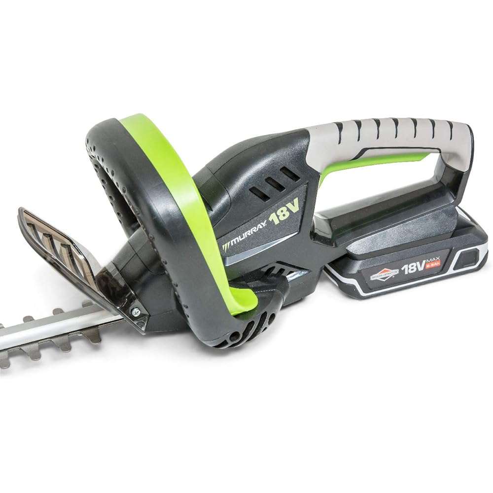 Murray 18V Taille-haie Lithium-Ion IQ18HTK, longueur de lame 51 cm, batterie 2,5 Ah et chargeur compris, garantie 5 ans : Jardin